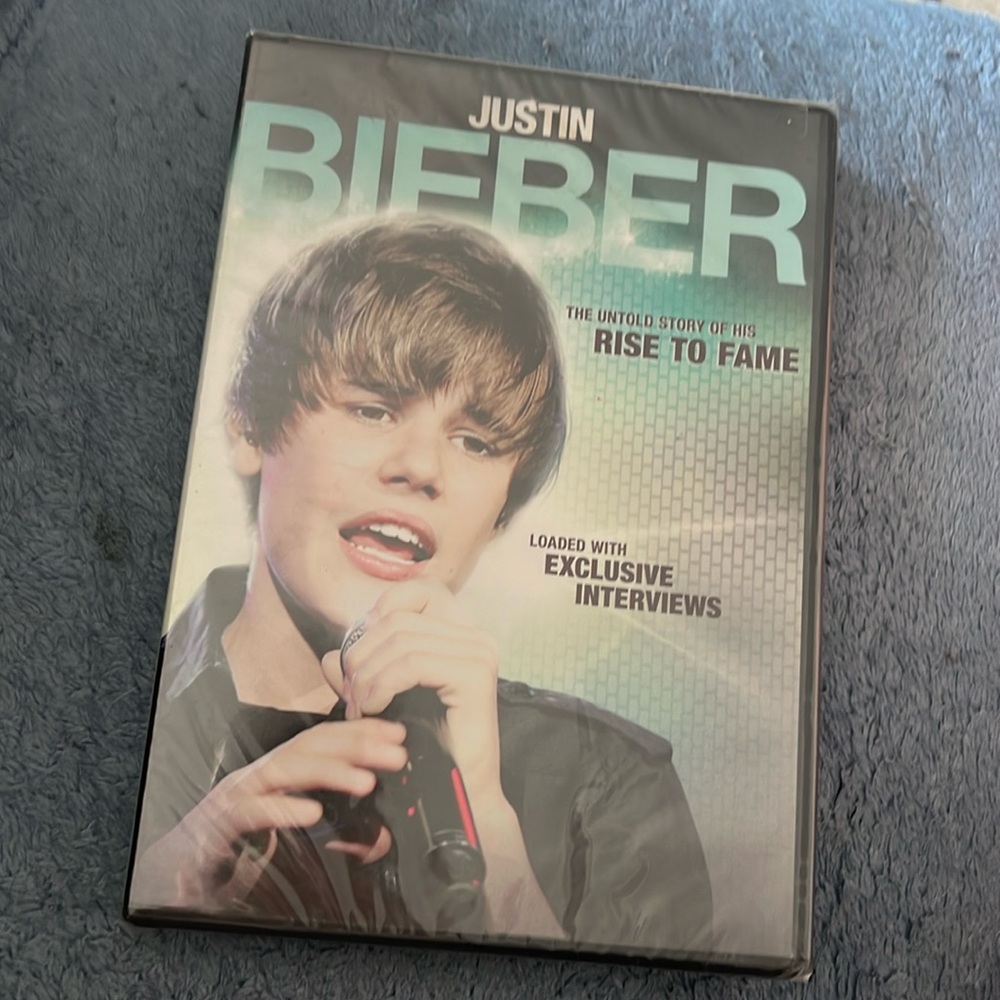 Justin Bieber Rise to Fame DVD New & Sealed